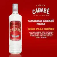 CACHAÇA CABARE PRATA . 01X700ML